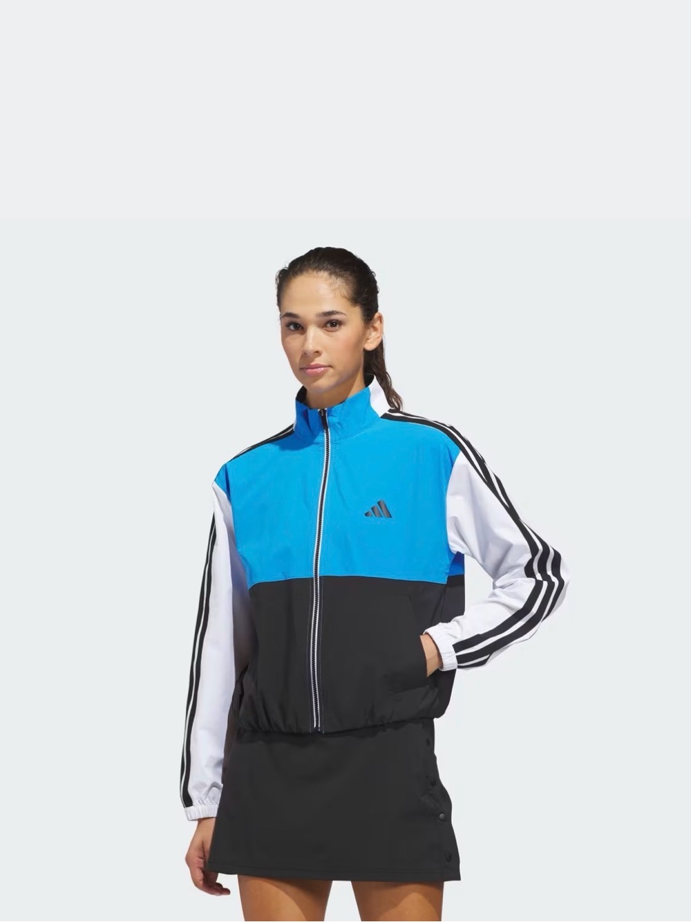 Color block full zip jacket